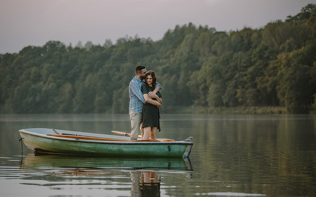 Paarfotoshooting auf dem Biggesee