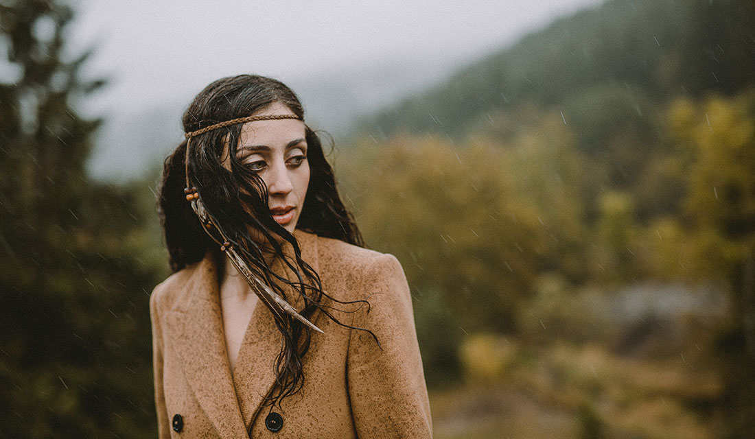 Portraitfotografie im Regen Regenshooting Siegen