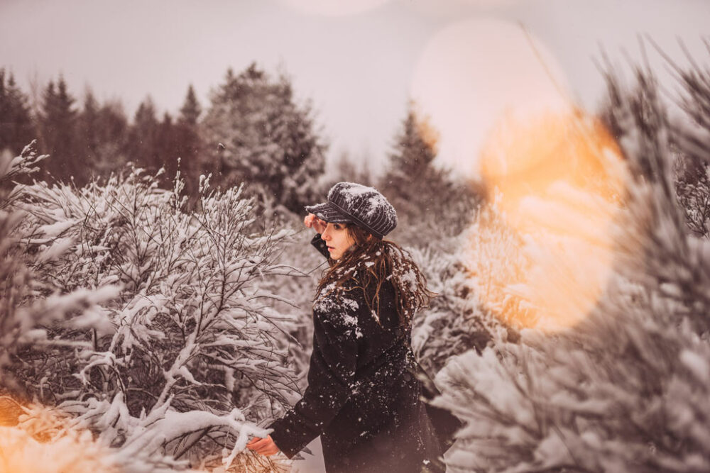 Fotograf in Siegen Fotoshooting outdoor im Schnee