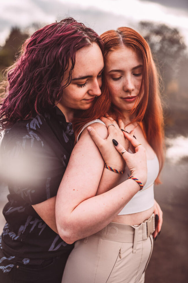 Fotoshooting in Siegen Paarfotografie lesbisches Paar